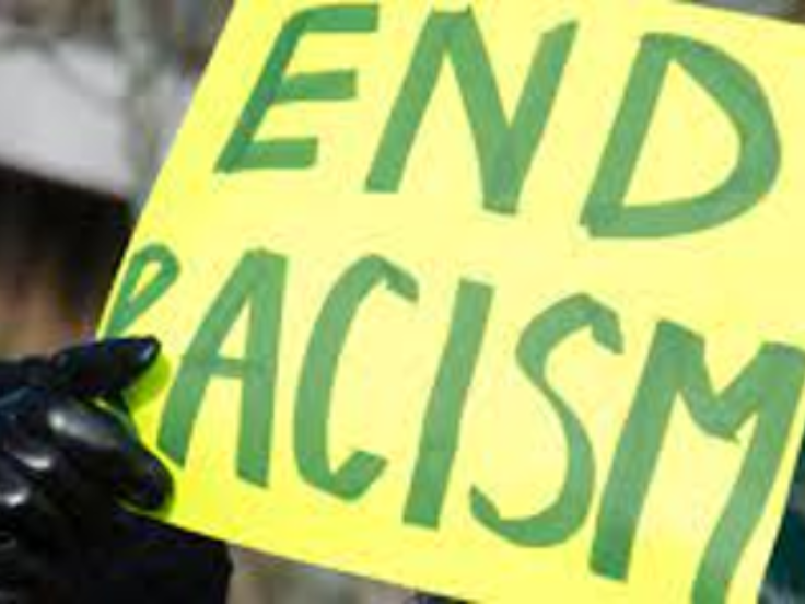 end racism sign