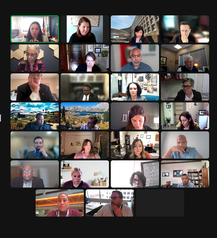 hud think tank meeting in zoom