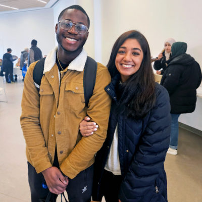 Students talking