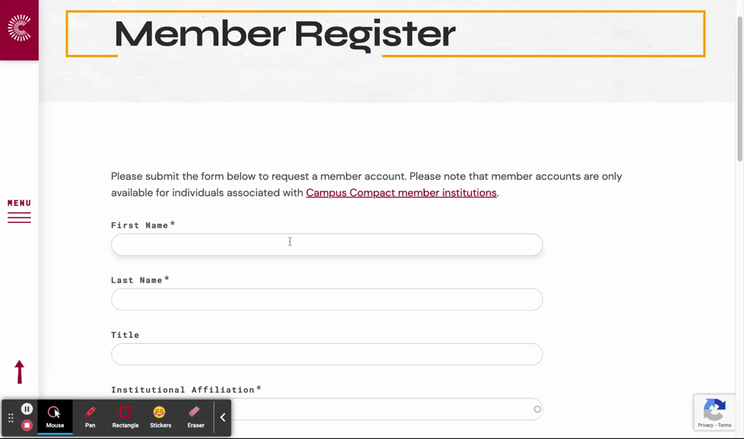 creating a user account