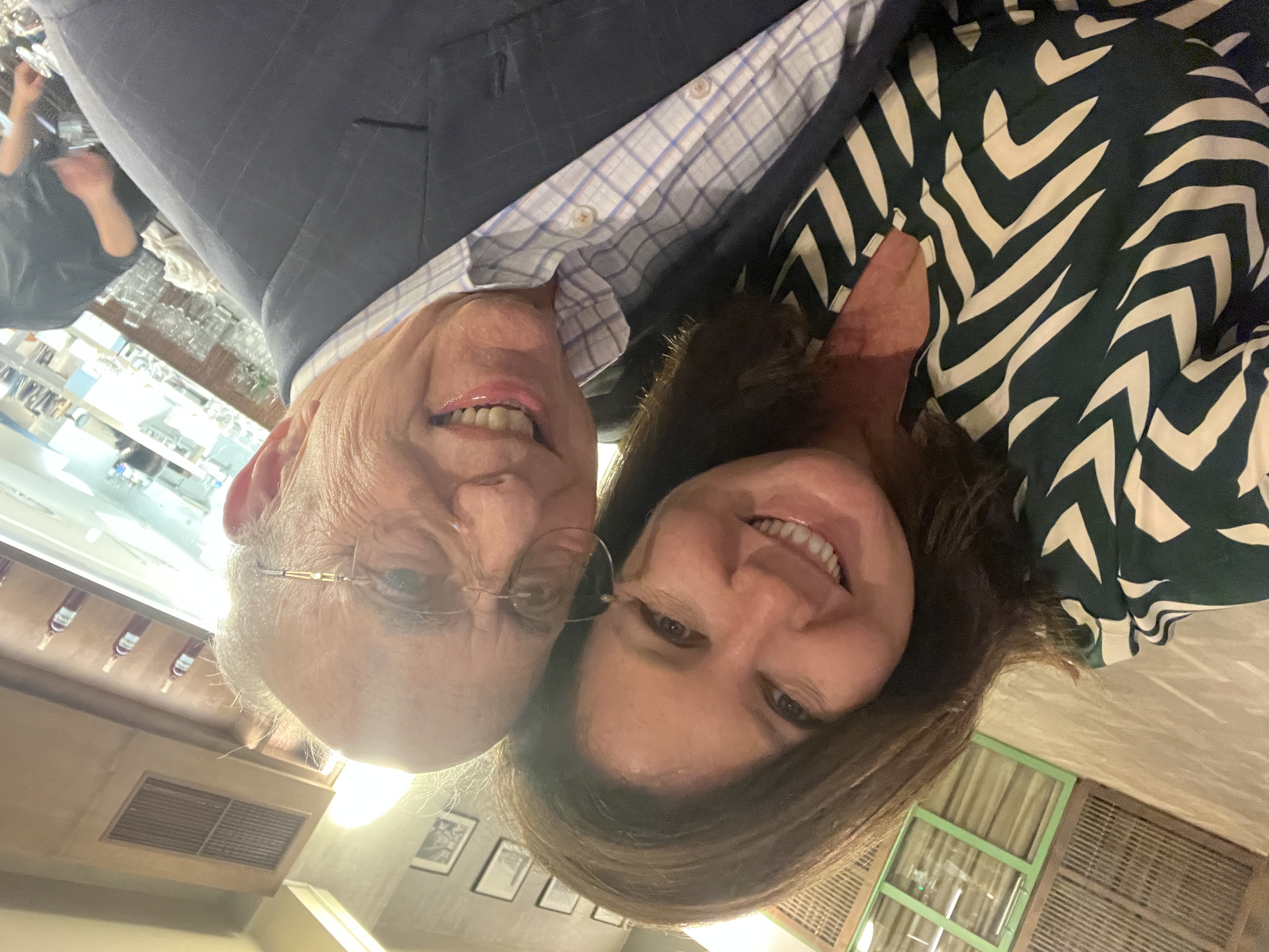 Bobbie Laur pictured with Ira Harkavy, Chair, International Consortium for Higher Education, Civic Responsibility and Democracy, and founder and Barbara and Edward Netter Director of the Netter Center for Community Partnerships, University of Pennsylvania.