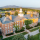 Aerial view of Colby-Sawyer College