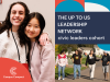 students with overlaid text for up to us leadership network